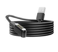 Blueshaweu Compatible for SkyCaddie Watch Charger, 4 Pin Magnetic USB Replacement Charging Cable Compatible for SkyCaddie LX2, LX5, LX5C GPS Touchscreen Smart Watches. (Black, USB A)