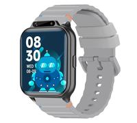 Blueshaweu Compatible for Sootingot Smartwatch Band, New Silicone Woven Line Adjustable Replacement Strap for Men Woman Compatible with Sootingot P70,Monowul P70 1.85" Smart Watch (Gray, 20mmSize)