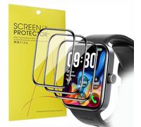 Blueshaweu Compatible for TOZO S4 Smart Watch Screen Protector, [3 Pack] 3D Full Coverage PET Soft Screen Protector Film Compatible for TOZO S4 AcuFit One 1.78-inch Smart Watch (3 Pack)