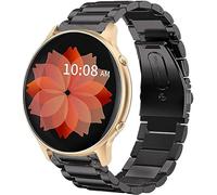 Blueshaweu Compatible for TUYOMA Smartwatch 1.28 Inch Band, Quick Release Stainless Steel Metal Replacement Straps Compatible TUYOMA LW36 Smartwatch 2022 (Black)