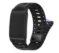 Blueshaweu Compatible for WHOOP Series Bands with Case, New Sweat-Proof Sport Silicone, Breathable Unisex Strap Compatible with WHOOP 5.0 LIFE MG, 5.0 PEAK, 5.0 One, 4.0, 3.0 (Black)