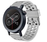 Blueshaweu Compatible with CMF Watch Band, Silicone Replacement Wristband Sport Strap with Metal Buckle for CMF Watch Smartwatch (Gray)
