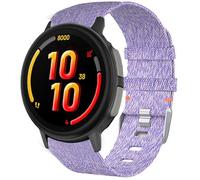 Blueshaweu Compatible with Garmin Bounce 2 Band, Quick Release Breathable Nylon Woven Fabric Replacement Accessory Strap Compatible with Garmin Bounce 2, 1 Smart Watch (Purple, 20mmSize)