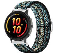 Blueshaweu Compatible with Garmin Bounce 2 Band, Stretch Elastics Nylon Adjustable Replacement Strap Accessories Compatible with Garmin Bounce 2, 1 Smart Watch (Blue Sky, 20mmSize)