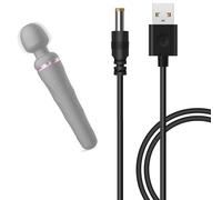 Blueshaweu Compatible with Lovense Domi 2, DC USB Charging Cable Replacement for Lovense Domi 2 Smart Muscles Trainer (Black)