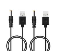 Blueshaweu Compatible with Lovense Domi 2, DC USB Charging Cable Replacement for Lovense Domi 2 Smart Muscles Trainer (Black+Black)