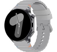 Blueshaweu Compatible with OnePlus Watch 2R bands, 22mm New Silicone Woven Line Adjustable Replacement Strap Compatible with OnePlus Watch 2 46mm / 2R / 1 Smart Watch (Gray, 22mm Size)