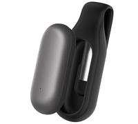 Blueshaweu Compatible with PLAUD NotePin Voice Recorder Clip Case, Soft Silicone Clip Case with Closure for NotePin AI Voice Recorder (Black)