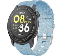 Blueshaweu for 20mm,22mm,24mm Breathable Nylon Woven Fabric Replacement Accessory Strap Compatible with COROS PACE 3/APEX 2 Pro/APEX Pro/APEX 46mm/APEX 2/PACE 2/APEX 42mm/NOMAD,etc (Blue, 24mmSize)