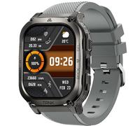 Blueshaweu for 22mm Classic Silicone Replacement Straps Compatible with AMAZTIM M2,M3,C20 Pro,T2/KOSPET TANK M3,M3,M3 ULTRA,TANK T3,T3 ULTRA,T2,M2/WalkerFit M2, M6 Ultra, M2 Pro Smart Watch (Gray)