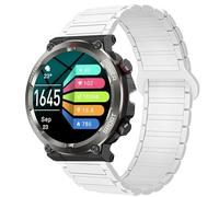 Blueshaweu for Baolubao Military Smartwatch Bands, Quick Release Silicone Sport Strap Replacement Watchband Compatible with Baolubao W50 Pro,W80 Pro,W60 / R50pro,R50,R30MAX,X20 Watch (White, 20mmSize)