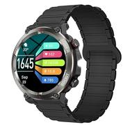 Blueshaweu for Baolubao Military Smartwatch Bands, Quick Release Silicone Sport Strap Replacement Watchband Compatible with Baolubao W50 Pro,W80 Pro,W60 / R50pro,R50,R30MAX,X20 Watch (Black, 20mmSize)