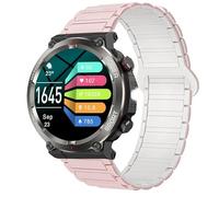 Blueshaweu for Baolubao Military Smartwatch Bands, Quick Release Silicone Sport Strap Replacement Watchband Compatible with Baolubao W50 Pro,W80 Pro,W60 / R50pro,R50,R30MAX,X20 Watch (Pink, 20mmSize)