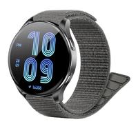 Blueshaweu for Blackview Watch 20mm, 22mm New Quick Dry Loop Woven Nylon Ultralight Sport Replacement Straps Compatible with Blackview/IOWODO W60,W50 Pro,W40,W30,W20,R30 Pro Smartwatch (Gray, 22mm)