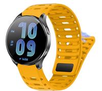 Blueshaweu for Blackview Watch 20mm, 22mm New Sweat-Proof Breathable Sport Silicone Replacement Strap Watchband Compatible for Blackview/IOWODO W60,W70 PRO,W50 Pro,W40,W30,W20,R3 (Orange-yellow, 20mm)