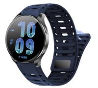 Blueshaweu for Blackview Watch 20mm, 22mm New Sweat-Proof Breathable Sport Silicone Replacement Strap Watchband Compatible for Blackview/IOWODO W60,W70 PRO,W50 Pro,W40,W30,W20,R3 (Blue, 20mm)