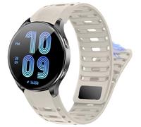 Blueshaweu for Blackview Watch 20mm, 22mm New Sweat-Proof Breathable Sport Silicone Replacement Strap Watchband Compatible for Blackview/IOWODO W60,W70 PRO,W50 Pro,W40,W30,W20,R3 (Starlight, 22mm)