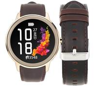 Blueshaweu for Crazy Leather Replacement Smartwatch Strap Wristband Compatible with Sekonda Flex 42mm,Flex Plus/Motion 36mm,Motion Plus 38mm,ACTIVE 1909/ACTIVE PRO 47mm,ACTIVE Plus (Coffee, 20mmSize)