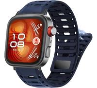 Blueshaweu for Huawei Watch Fit 4 Pro Bands, New Sweat-Proof Breathable Sport Silicone Replacement Watchband Compatible with Huawei Watch Fit 4 Pro, Fit 4, Fit 3 (Blue, For Fit 4 Pro,Fit 4,3)