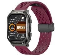 Blueshaweu for KOSPET Watch Breathable Soft Silicone Magnetic Butterfly Clousure Sport Replacemet Band Straps for AMAZTIM M2,M3,C20 Pro,T2,T3/KOSPET Tank M2,M3,M3 ULTRA,T2,T3,T3 ULTRA (Wine Red)