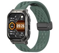 Blueshaweu for KOSPET Watch Breathable Soft Silicone Magnetic Butterfly Clousure Sport Replacemet Band Straps for AMAZTIM M2,M3,C20 Pro,T2,T3/KOSPET Tank M2,M3,M3 ULTRA,T2,T3,T3 ULTRA (Army green)