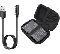 Blueshaweu for PLAUD Note Voice Recorder Case, Durable EVA Carrying Case, Shockproof & Lightweight Protective Cover with Charger (1+1) Compatible for PLAUD Note Voice Recorder (Black case+Charger)