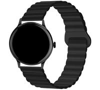 Blueshaweu for Sekonda for Men Women Band, 16mm, 20mm, 22mm Magnetic Silicone Sport Strong Magnet Strap Watchband Compatible with SEKONDA CONNECT 40mm, SEKONDA TRACK SMART WATCH 26mm,etc (Black, 16mm)