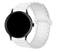 Blueshaweu for Sekonda for Men Women Band, 16mm, 20mm, 22mm Magnetic Silicone Sport Strong Magnet Strap Watchband Compatible with SEKONDA CONNECT 40mm, SEKONDA TRACK SMART WATCH 26mm,etc (White, 16mm)