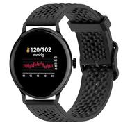 Blueshaweu for Sekonda Smartwatch Silicone band with Metal Buckle Compatible for Sekonda Flex,Flex Plus,Motion,Motion Plus,Motion Pro,ACTIVE PRO,ACTIVE Plus,ACTIVE 1909/HYBRID 45mm,etc (Black, 20mm)