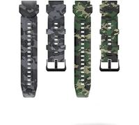 Blueshaweu for Sekonda Smartwatch Silicone Replacement Wristbands Sport Classic Strap with Metal Buckle Compatible for Sekonda Flex Womens 42mm,Flex Plus,Motion,Motion Plus 38mm,etc (Grey+Green, 20mm)