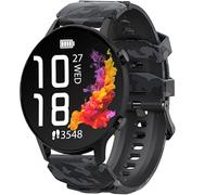 Blueshaweu for Sekonda Smartwatch Silicone Replacement Wristbands Sport Classic Strap with Metal Buckle Compatible for Sekonda Flex Womens 42mm,Flex Plus,Motion,Motion Plus 38mm,etc (Grey, 20mm)