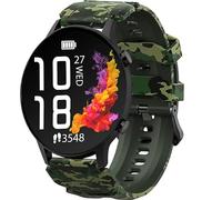 Blueshaweu for Sekonda Smartwatch Silicone Replacement Wristbands Sport Classic Strap with Metal Buckle Compatible for Sekonda Flex Womens 42mm,Flex Plus,Motion,Motion Plus 38mm,etc (Green, 20mm)