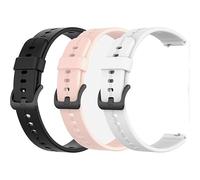 Blueshaweu for Sekonda Track Smart Watch 16mm Quick Release Silicone Breathable Lightweight Adjustable Replacement Straps Compatible for SEKONDA CONNECT Womens 40mm/SEKONDA TRACK 26mm (3Pack-A, 16mm)