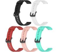 Blueshaweu for Sekonda Track Smart Watch 16mm Quick Release Silicone Breathable Lightweight Adjustable Replacement Straps Compatible for SEKONDA CONNECT Womens 40mm/SEKONDA TRACK 26mm (5Pack-W, 16mm)