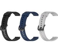 Blueshaweu for Sekonda Track Smart Watch 16mm Quick Release Silicone Breathable Lightweight Adjustable Replacement Straps Compatible for SEKONDA CONNECT Womens 40mm/SEKONDA TRACK 26mm (3Pack-C, 16mm)