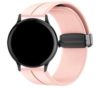 Blueshaweu for Sekonda Watch 16mm 20mm 22mm Soft Silicone Magnetic Buckle Sport Wristband Replacement Straps Compatible for SEKONDA Flex,Flex Plus 42mm/HYBRID,ACTIVE PRO,ACTIVE Plus 45mm (Pink, 20mm)