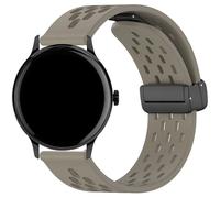 Blueshaweu for Sekonda Watch 20mm 22mm Soft Silicone Sport with Magnetic Butterfly Clousure Replacemet Straps Compatible for SEKONDA Flex,Flex Plus,Motion,Motion Pro,ACTIVE PRO,etc (Space Brown, 22mm)