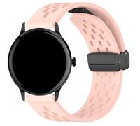 Blueshaweu for Sekonda Watch 20mm 22mm Soft Silicone Sport with Magnetic Butterfly Clousure Replacemet Straps Compatible for SEKONDA Flex,Flex Plus,Motion,Motion Pro,ACTIVE PRO,etc (Pink, 22mm)