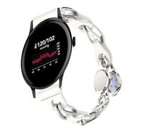 Blueshaweu for Sekonda Watch Braided Hollow out Leather Metal Clasp Adjustable Replacement Wristband Compatible with Sekonda Motion Pro,ACTIVE PRO,ACTIVE Plus,ACTIVE 1909,HYBRID 45mm (White, 20mmSize)