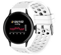 Blueshaweu for Sekonda Watches Silicone Replacement Wristbands Sport Strap with Metal Buckle Compatible with Sekonda Flex,Flex Plus/Motion,Motion Pro 39mm/ACTIVE PRO,ACTIVE1909,etc (White, 22mmSize)