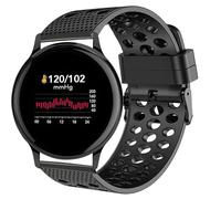 Blueshaweu for Sekonda Watches Silicone Replacement Wristbands Sport Strap with Metal Buckle Compatible with Sekonda Flex,Flex Plus/Motion,Motion Pro 39mm/ACTIVE PRO,ACTIVE1909,etc (Black, 22mmSize)