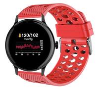 Blueshaweu for Sekonda Watches Silicone Replacement Wristbands Sport Strap with Metal Buckle Compatible with Sekonda Flex,Flex Plus/Motion,Motion Pro 39mm/ACTIVE PRO,ACTIVE1909,etc (Red, 20mmSize)