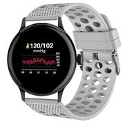 Blueshaweu for Sekonda Watches Silicone Replacement Wristbands Sport Strap with Metal Buckle Compatible with Sekonda Flex,Flex Plus/Motion,Motion Pro 39mm/ACTIVE PRO,ACTIVE1909,etc (Gray, 20mmSize)