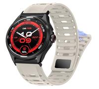 Blueshaweu for TicWatch Series Smart Watch 22mm, 24mm New Sweat-Proof Sport Silicone, Breathable Unisex Strap Compatible with Ticwatch Atlas,Pro 5, Pro 3 Ultra BT, Pro,Pro S,etc. (Starlight, 22mm)