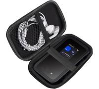 Blueshaweu Mobile Router Case Compatible with NETGEAR Nighthawk M7 - Protective Case with Space for Earphones, USB Cable & Memory Card - Compatible with NETGEAR Nighthawk M7 Mobile Router (Black)