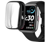 Blueshaweu Protective Case for ID208 Plus Smartwatch 1.8 Inches, Flexible TPU Full Protection with Screen Protector, Scratch-Resistant Case Compatible with Tensky/Fitpolo/Quican ID208 Plus Smartwatch