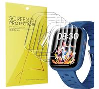 Blueshaweu Screen Protector Compatible with Biggerfive Smartwatch Children 1.8 Inch BW03, HD Clear Flexible TPU Screen Protector [Pack of 6] Compatible with Biggerfive Brave 3 Smartwatch (Transparency