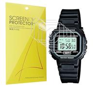 Blueshaweu Screen Protector Compatible with Casio LA20WH, HD Clear Flexible TPU Screen Protector [Pack of 6] for Casio LA20WH Watch (Transparent)