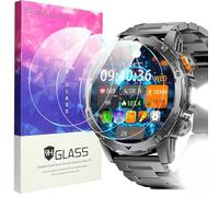 Blueshaweu Screen Protector Compatible with DREMAC Smartwatch Men's Military 1.75 Inch EF12, 9H Hardness Tempered Glass Screen Protector [Pack of 3] Compatible with LIGE/DREMAC EF12 Smartwatch (HD)
