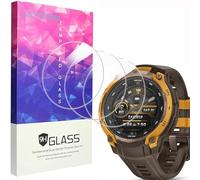 Blueshaweu Screen Protector Compatible with Garmin Instinct Crossover AMOLED, 9H Hardness Tempered Glass Screen Protector [Pack of 3] for Garmin Instinct Crossover AMOLED, Tactical Edition (HDHD)